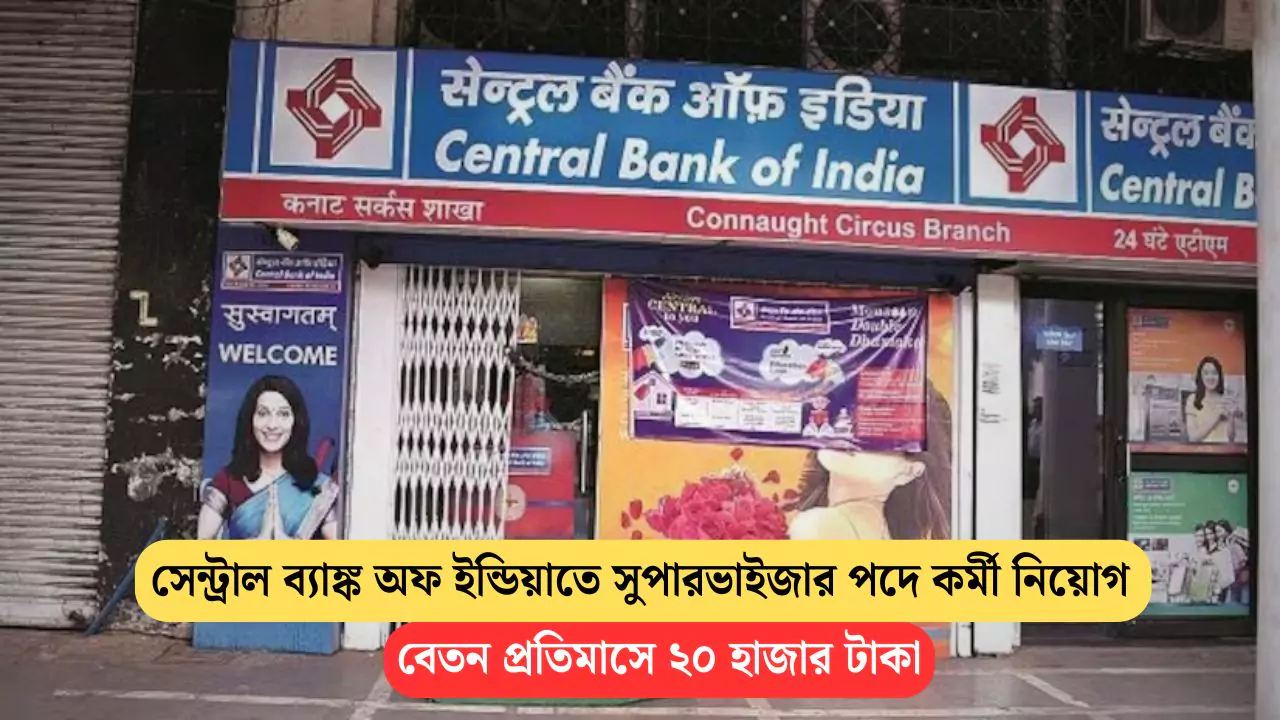 Central Bank Supervisor Recruitment 2025