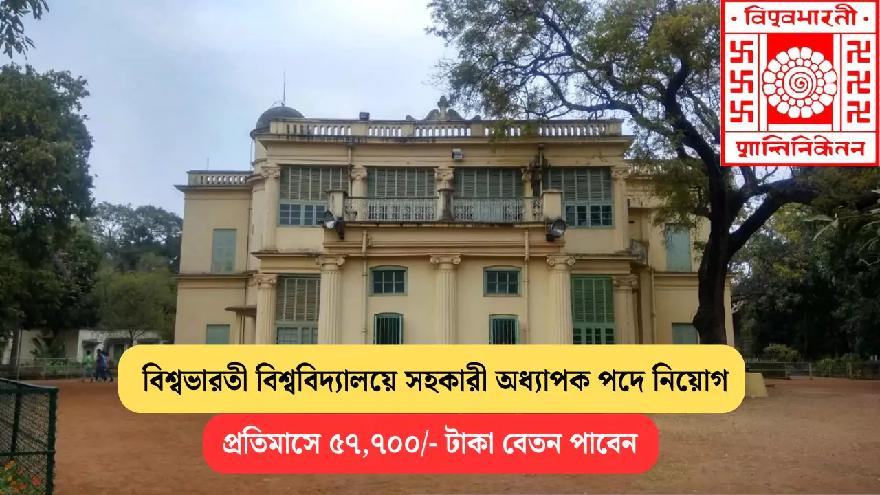 Visva Bharati University Recruitment 2025
