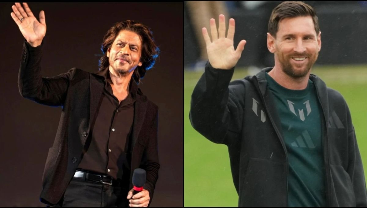 Shah Rukh Khan Lionel Messi GOAT Tour in Kolkata